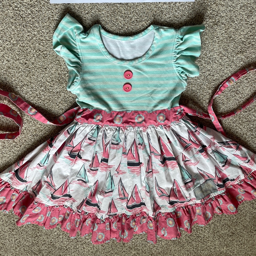 Eleanor Rose sailboat dress